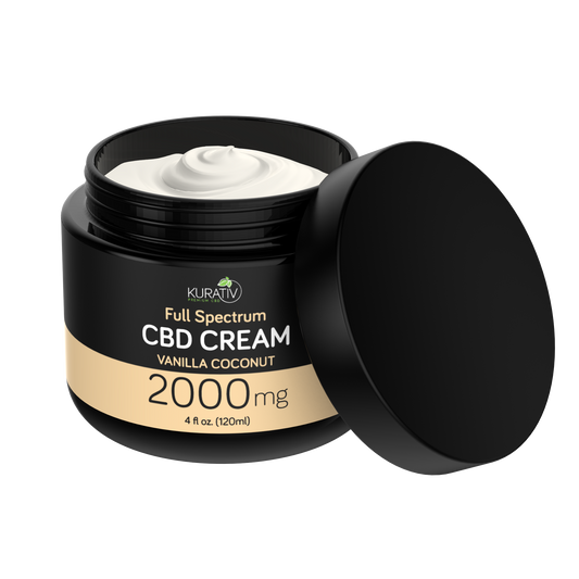 Full Spectrum CBD Pain Relief Cream - 2000mg Vanilla Coconut