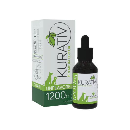 Pet CBD Oil Unflavored - 1200mg